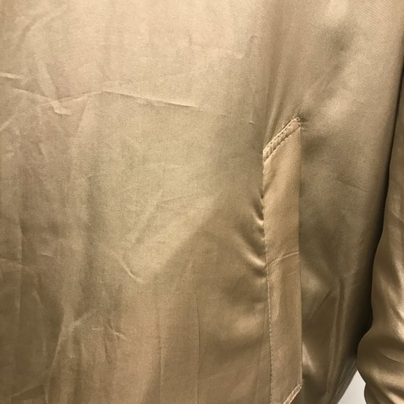 Torras black Spanish Leather to silk reversible trench coat e66 chest 58" - Picture 10 of 14